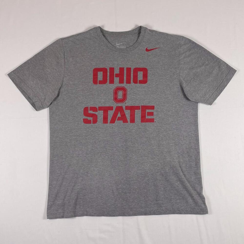 Nike Ohio State Buckeyes Tee XL Grey College